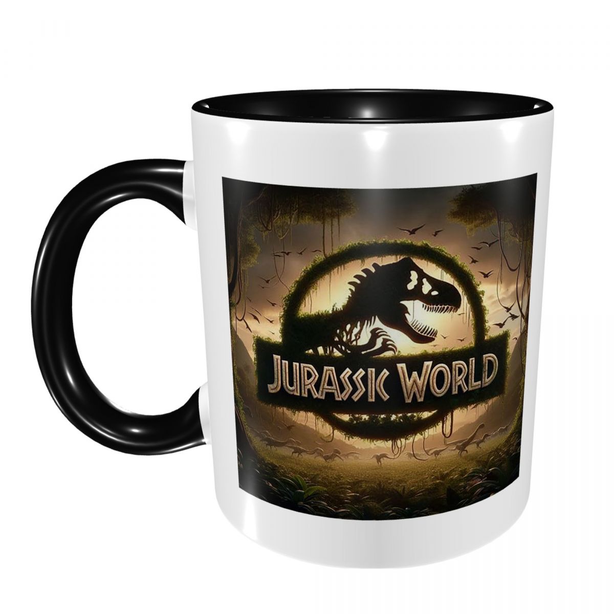 Coffee Tea World - Кружка «Мир Юрского периода», забавная керамическая