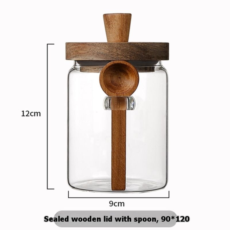 Coffee Tea Sugar Canister Set - Набор стеклянных банок THIVN для хранения