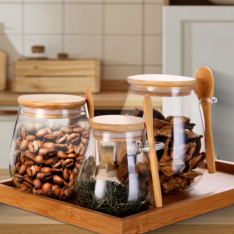 Герметичная стеклянная банка 3 – обзор и цена Coffee Tea Sugar Canister Set