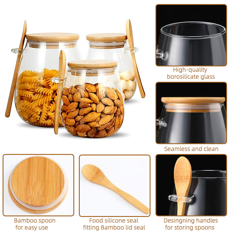 Герметичная стеклянная банка 3 – обзор и цена Coffee Tea Sugar Canister Set