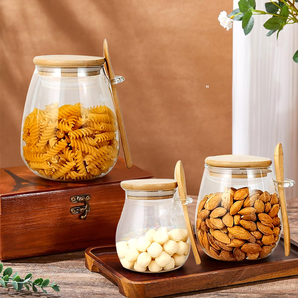 Герметичная стеклянная банка 3 – обзор и цена Coffee Tea Sugar Canister Set