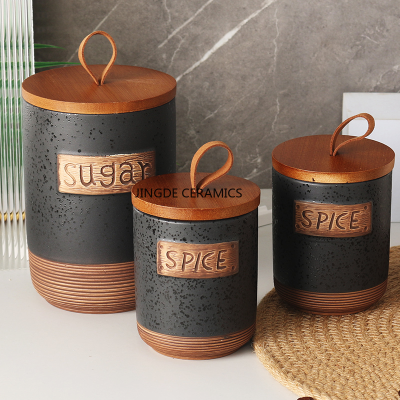 1 шт., керамическая герметична – обзор и цена Coffee Tea Sugar Canister Set