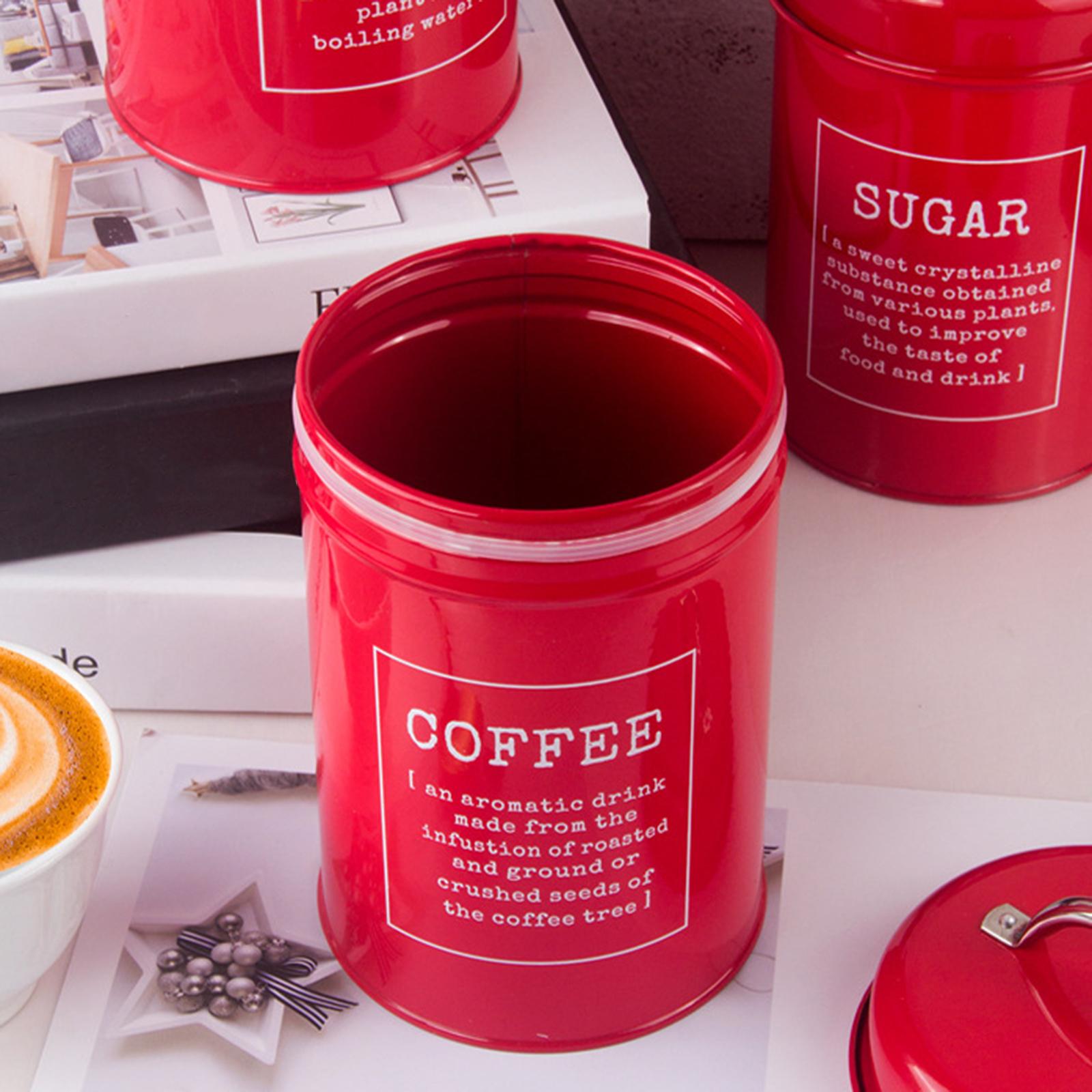 Набор из 3 герметичных кухонны – обзор и цена Coffee Tea Sugar Canister Set