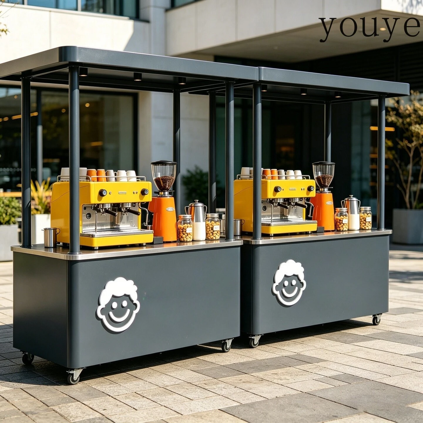 Кованые тележки SW Iron для мо – обзор и цена Coffee Tea Vendor