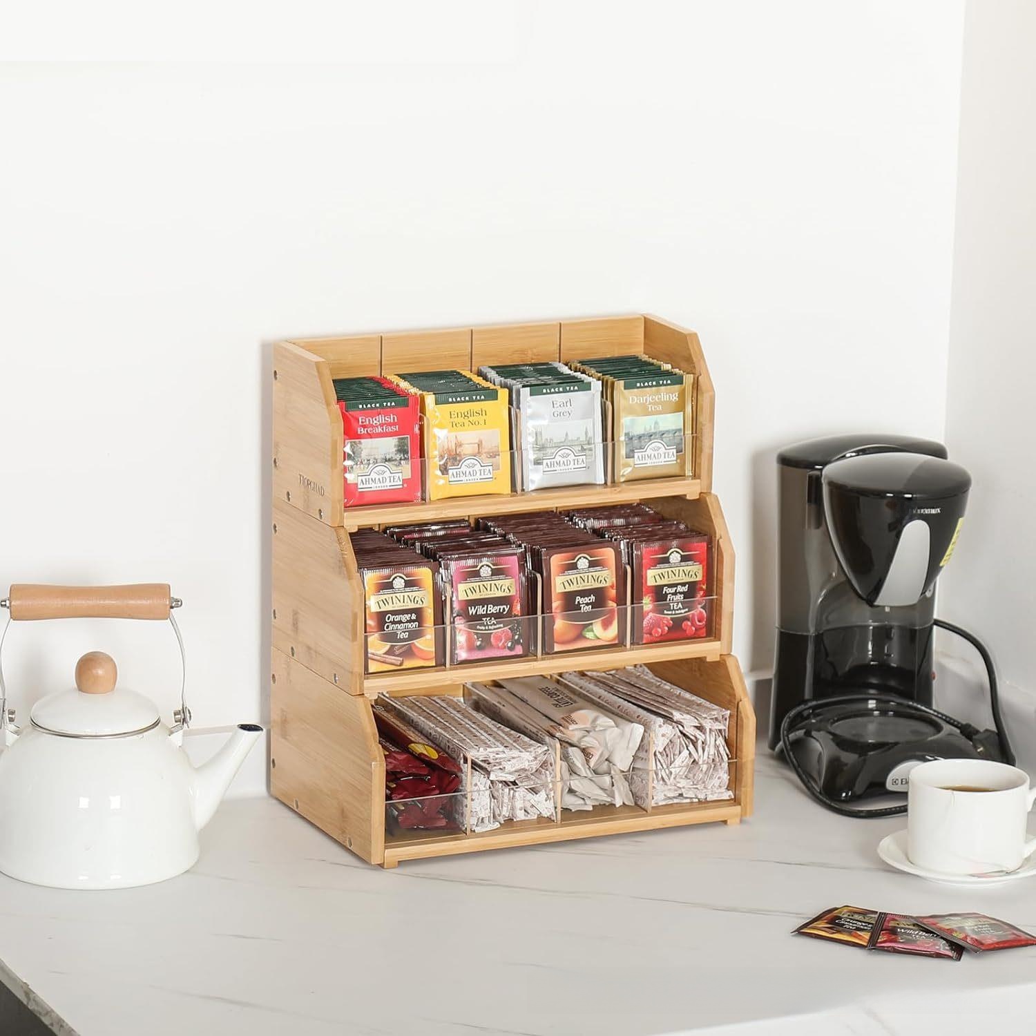 Бамбуковая коробка для хранени – обзор и цена Coffee Tea Bags