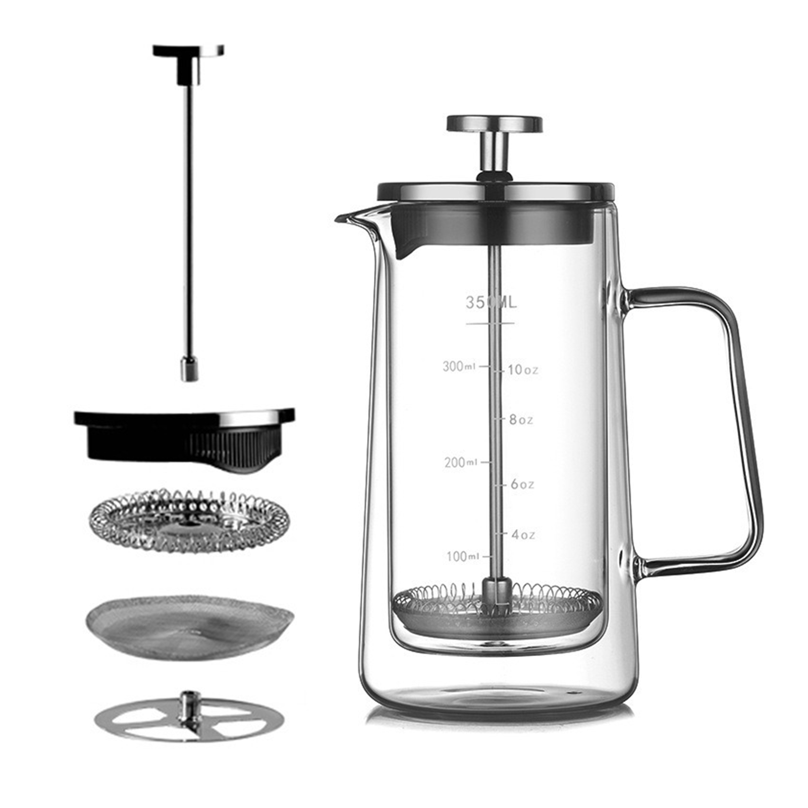 Двухслойный французский пресс- – обзор и цена French Press Glass