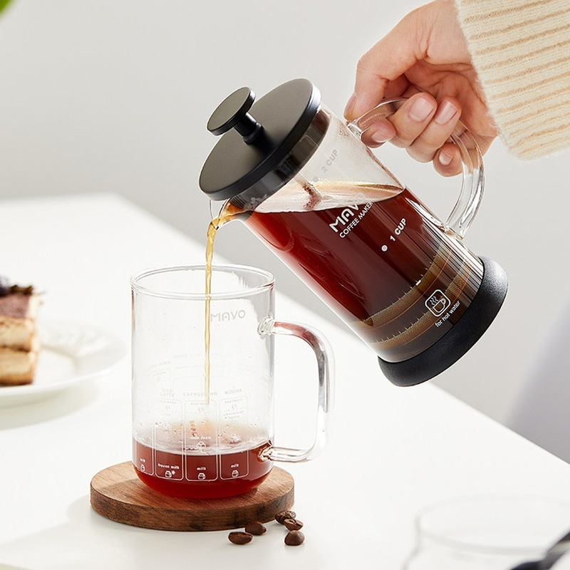 Кофеварка-френч-пресс MAVO с д – обзор и цена French Press Glass