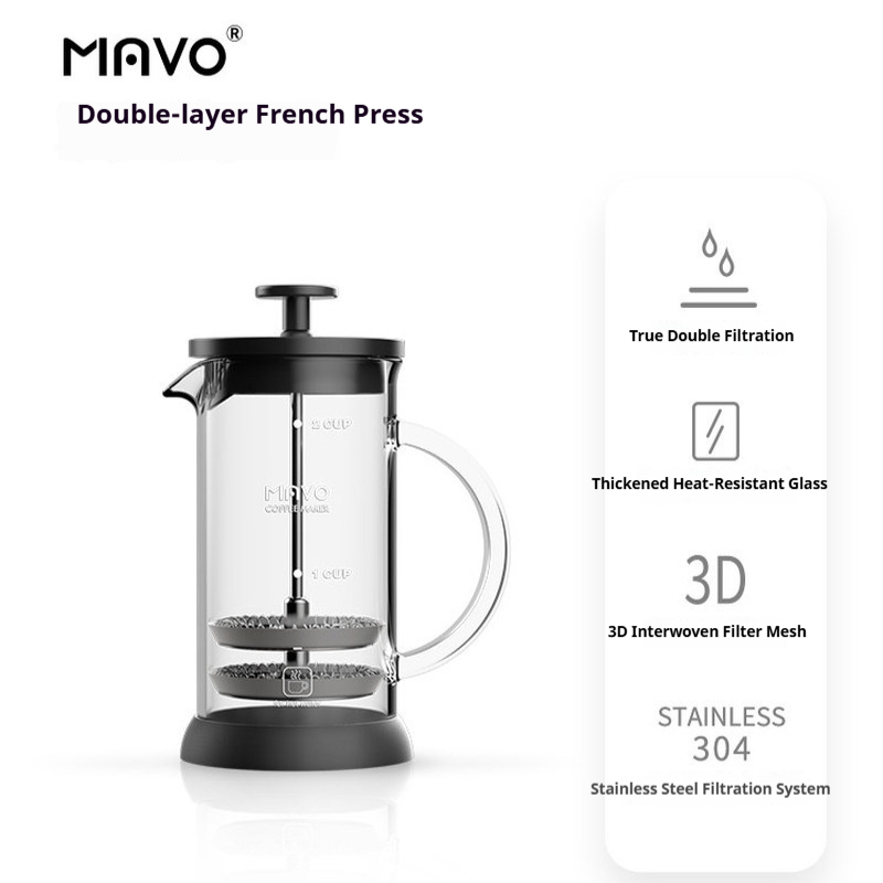 Кофеварка-френч-пресс MAVO с д – обзор и цена French Press Glass