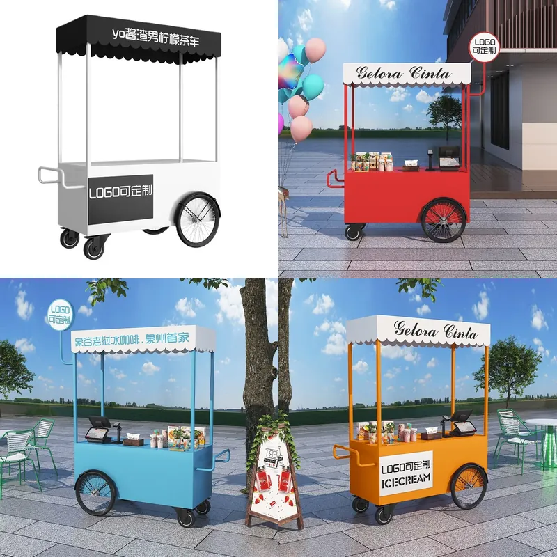 Мобильная тележка для продажи  – обзор и цена Coffee Tea Vendor