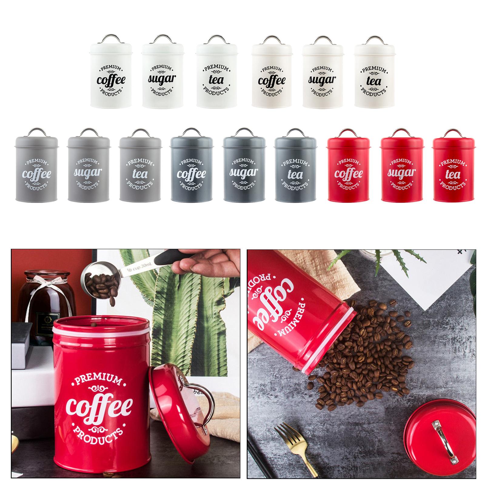 Набор металлических кухонных б – обзор и цена Coffee Tea Sugar Canister Set