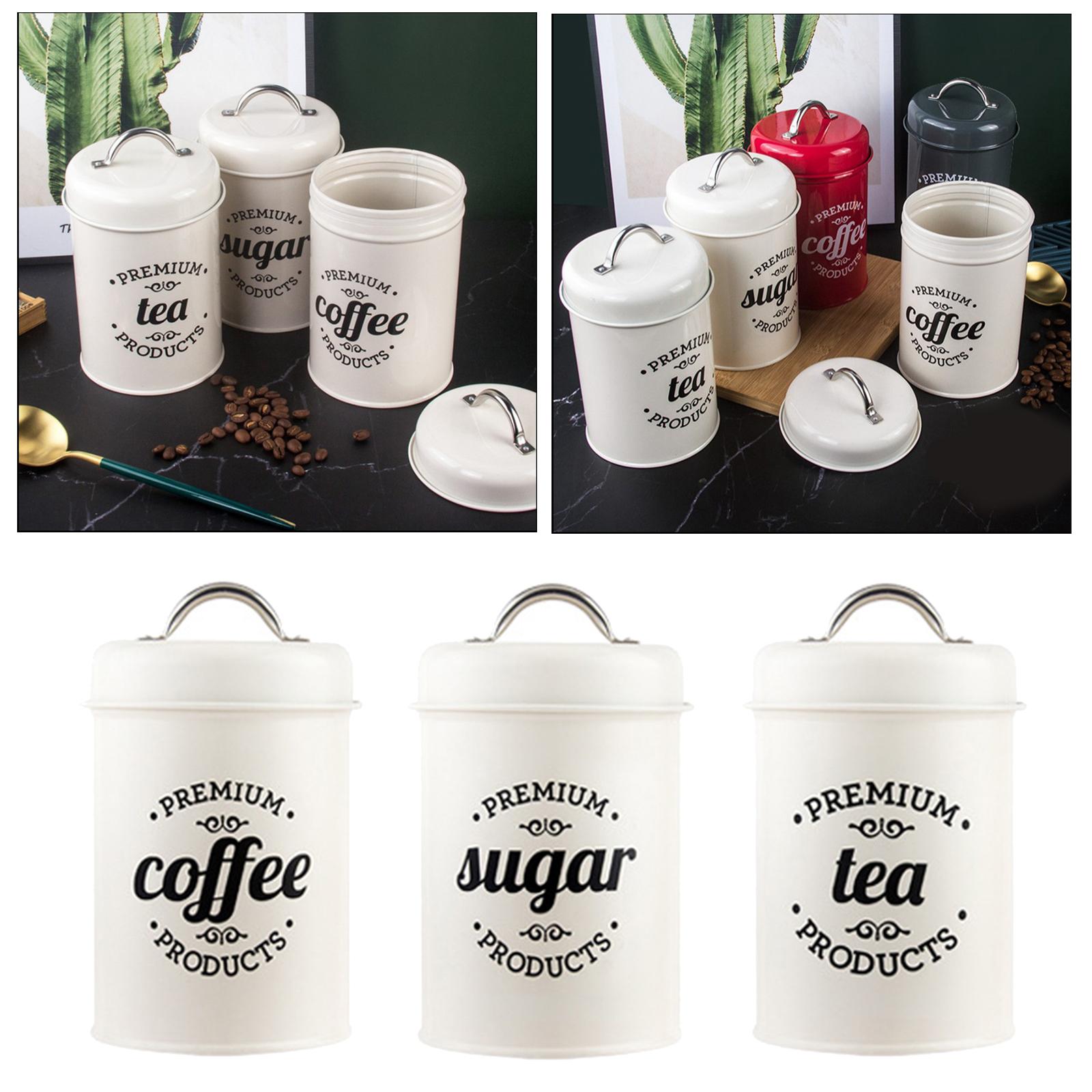 Набор металлических кухонных б – обзор и цена Coffee Tea Sugar Canister Set