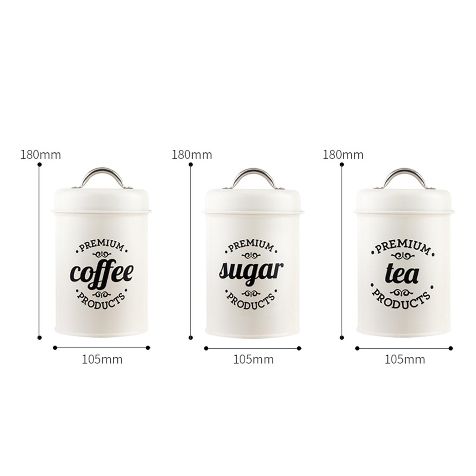Набор металлических кухонных б – обзор и цена Coffee Tea Sugar Canister Set