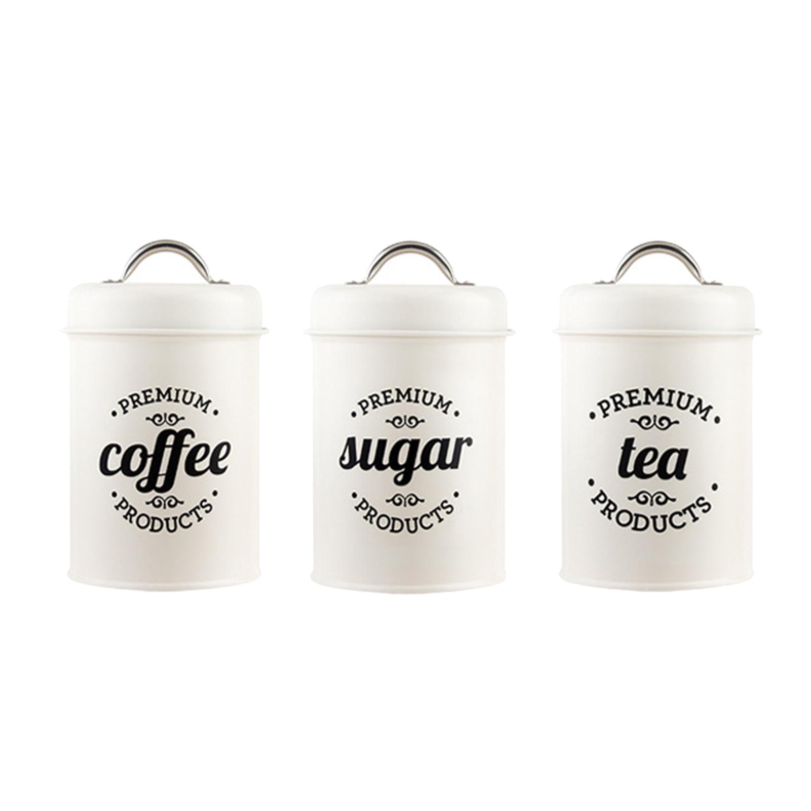 Набор металлических кухонных б – обзор и цена Coffee Tea Sugar Canister Set