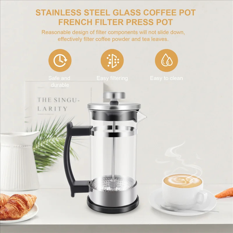 Кофейник-френч-пресс с фильтро – обзор и цена French Press Glass
